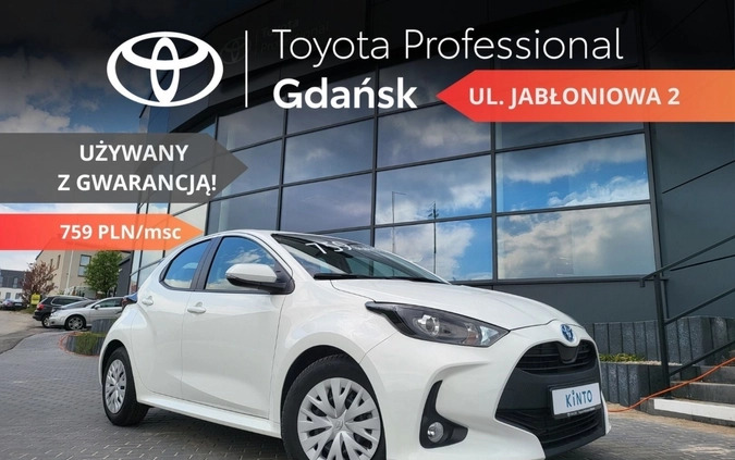 toyota mława Toyota Yaris cena 84900 przebieg: 15026, rok produkcji 2022 z Mława